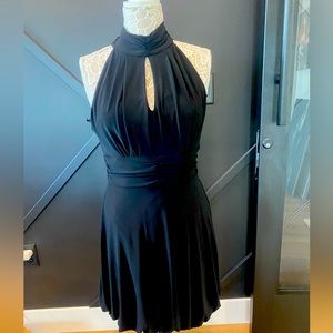 Keyhole black dress size L.  White House black market